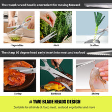 Load image into Gallery viewer, KUNIFU 9.65 Inch BBQ Scissors