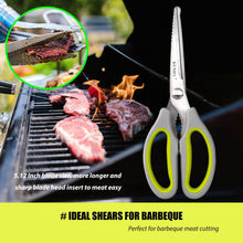 Load image into Gallery viewer, KUNIFU 9.65 Inch BBQ Scissors