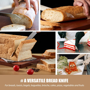 KUNIFU Serrated Bread Knife